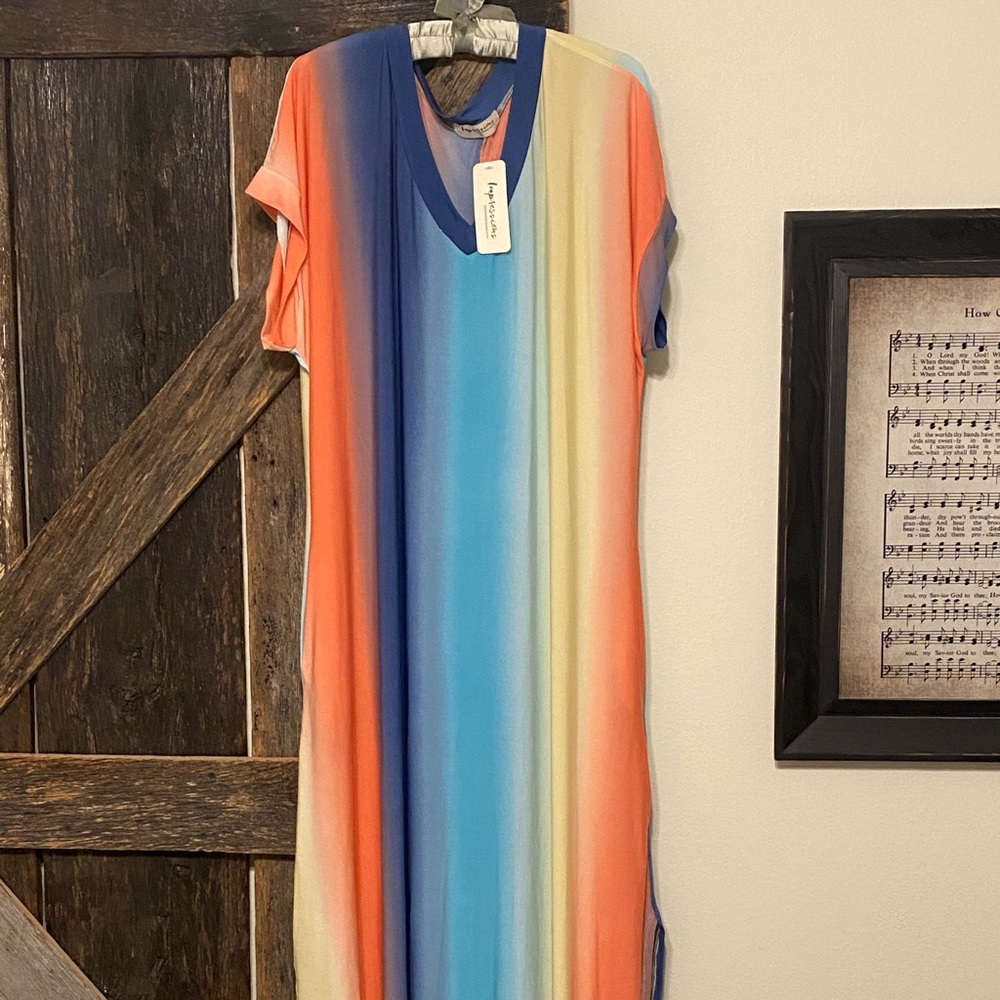 Sunny In The Hamptons Maxi Dress